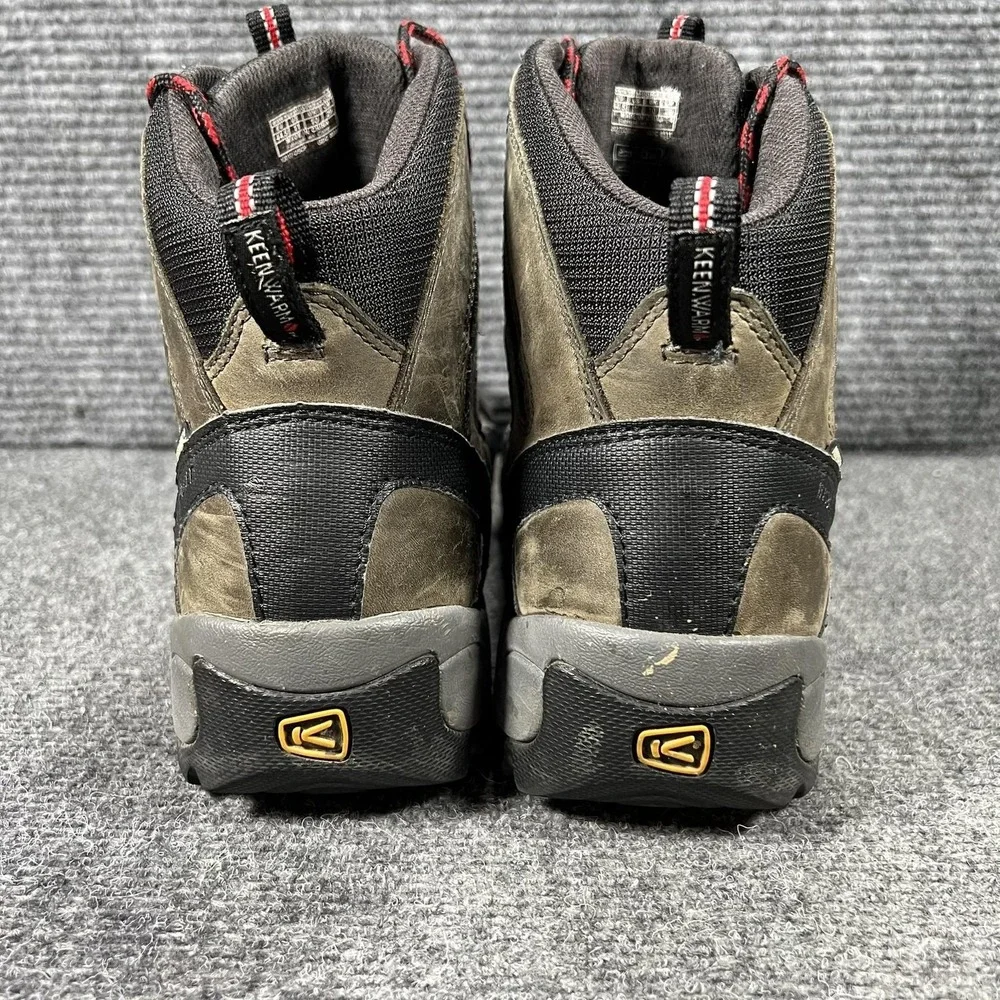 KEEN Boots‎ Mens Size 11 Brown Nubuck Waterproof Insulated Hiking Snow 12017